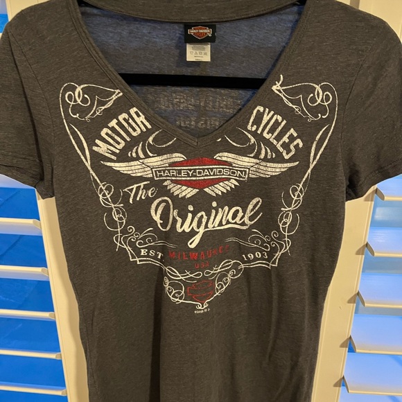 Gray Harley Davidson cut out top - Picture 3 of 5